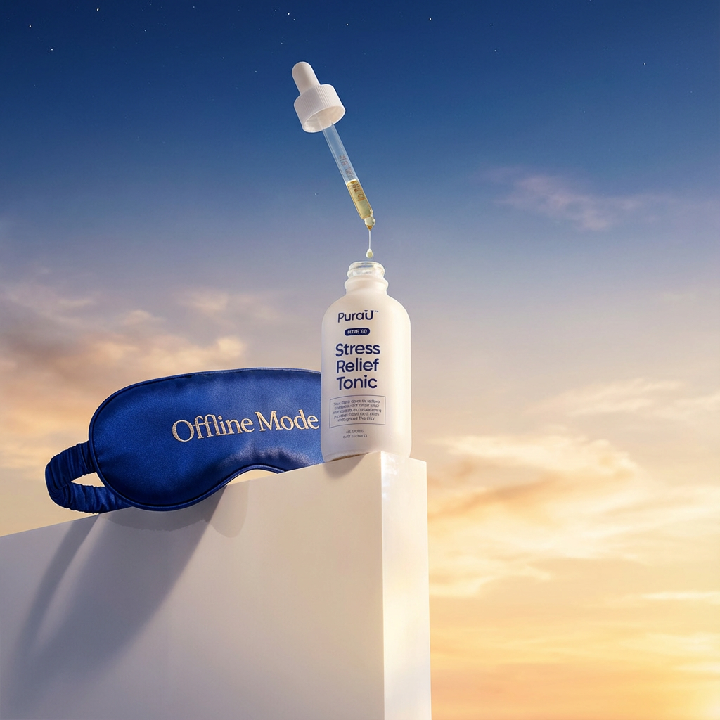 Stress Tonic™ + Silk Eye Mask