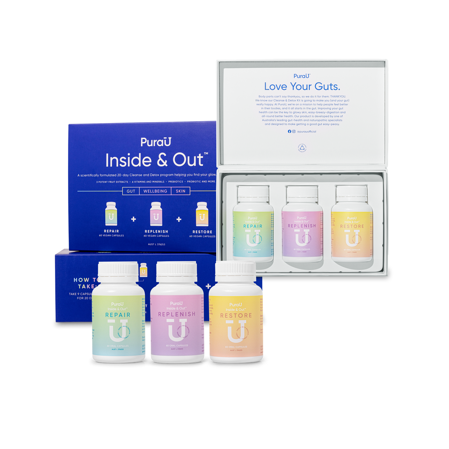 60-Day Inside & Out™ Gut Program - PuraU