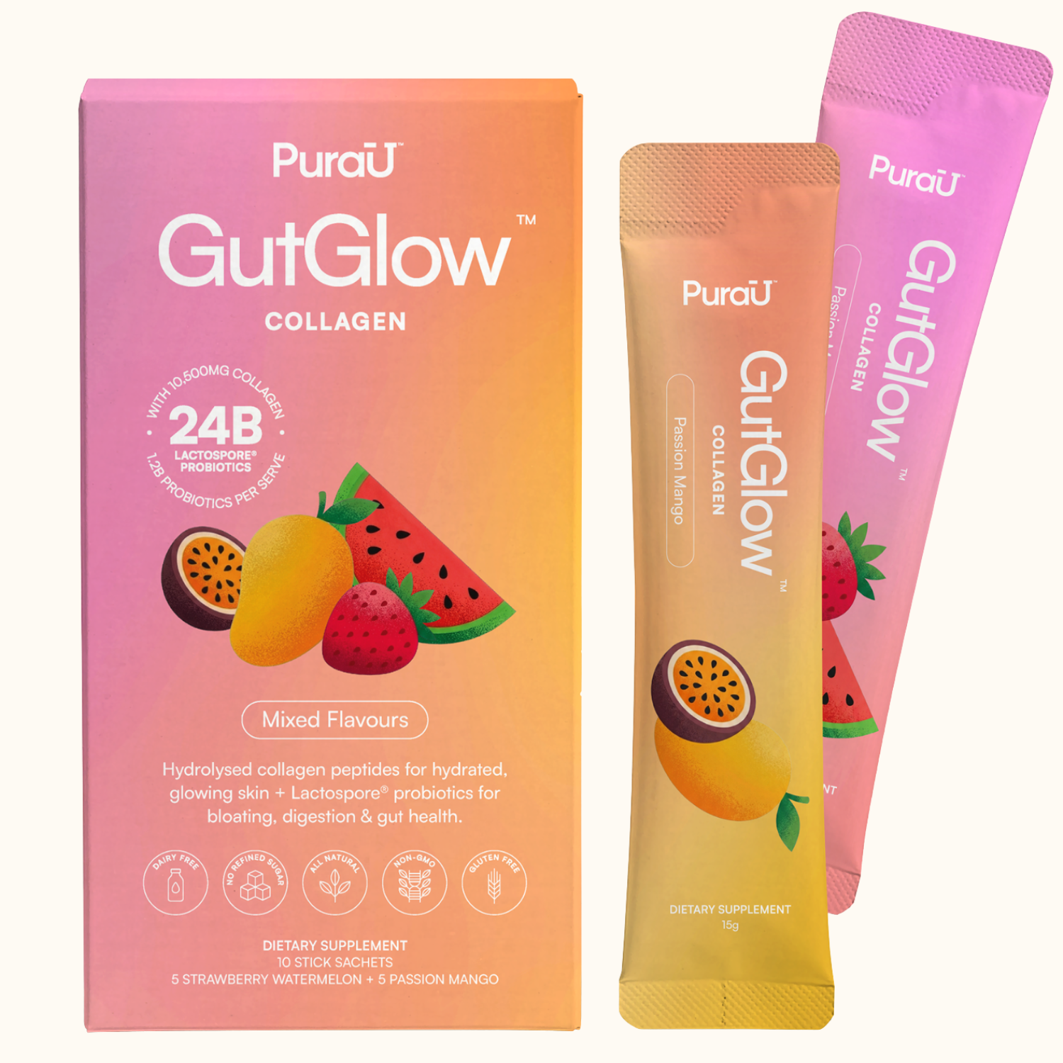 GutGlow Mixed - 10 Sachets