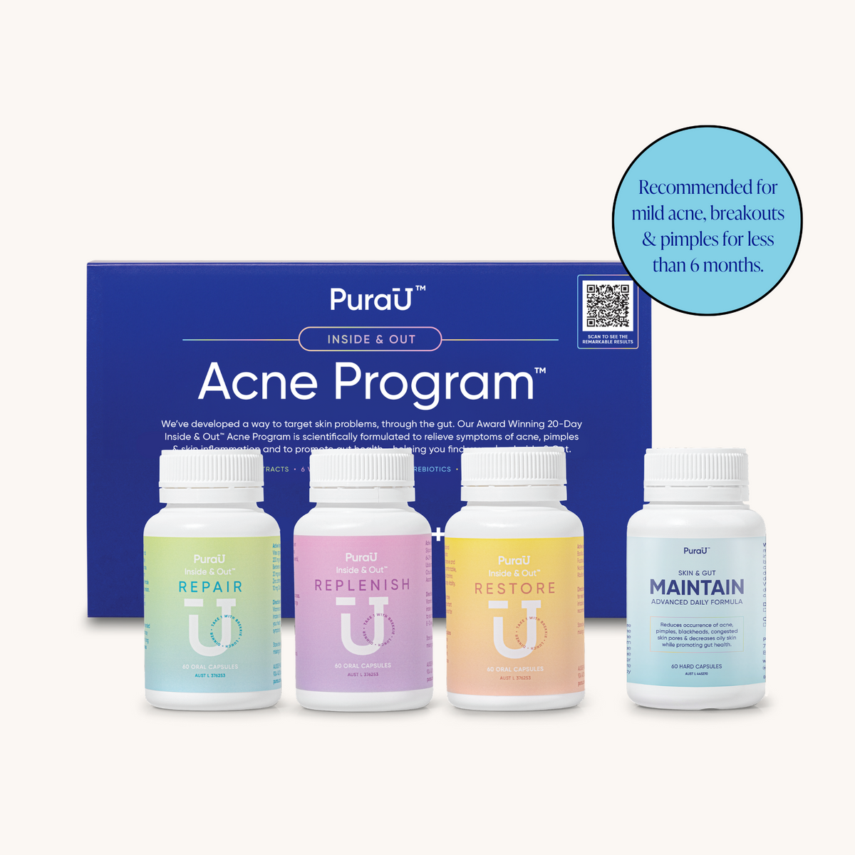 Intermediate Acne Program Starter Acne Program™ – PuraU